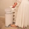 Diaper Dekor Plus Hands Free Diaper Pail - White -Baby Trend Store GUEST 77197dc7 9526 40e7 b599 1838b05ed3f4