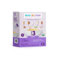 Ready, Set, Food! Early Allergen Introduction Mixins Baby Meals - Stage 3 - 15 Days - 1oz
