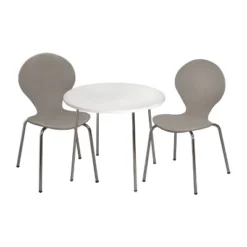 3pc Kids' Table And Chair Set With Chrome Legs - Gift Mark -Baby Trend Store GUEST 7bac1a79 406c 48ce a257 d452d85770e3