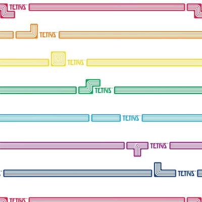 Tetris For Kanga Care Serene Swaddles - Premium Viscose From Bamboo Muslin Reversible Swaddle Blankets (2pk) : Tetrimino Block Party Multi-color 4 Tetris For Kanga Care Serene Swaddles - Premium Viscose From Bamboo Muslin Reversible Swaddle Blankets (2pk) : Tetrimino Block Party Multi-color - Image 2