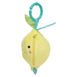 Manhattan Toy Mini-Apple Farm Lemon Baby Travel Toy With Rattle, Squeaker, Crinkle Fabric & Teether Clip-on Attachment -Baby Trend Store GUEST 811ba8d9 f28a 47c4 9185 1afc740f7ed6