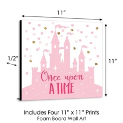 Big Dot Of Happiness Little Princess Crown - Kids Room, Nursery Decor & Home Decor - 11 X 11 Inches Nursery Wall Art - Set Of 4 Prints For Baby's Room -Baby Trend Store GUEST 848da591 2ed0 466c 83e1 94bfc0d2d255