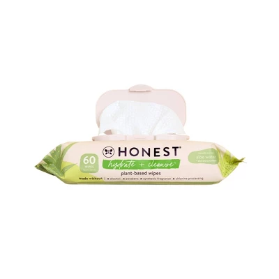 The Honest Company Hydrate + Cleanse Plant-Based Baby Wipes - Aloe And Cucumber - 240ct 4 The Honest Company Hydrate + Cleanse Plant-Based Baby Wipes - Aloe And Cucumber - 240ct - Image 2