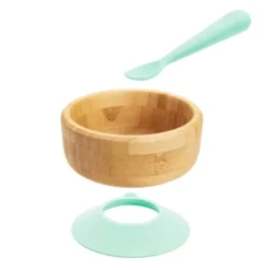 Munchkin Bamboo Suction Dining Bowl With Silicone Spoon -Baby Trend Store GUEST 8dce2c63 002b 4415 86cf 742db87e89f5