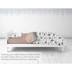 Bacati - Owls In The Woods Beige/Gray 4 Pc Toddler Bedding Set -Baby Trend Store GUEST 951903f3 0fb6 45c8 951d 64b81e450123