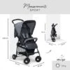Hauck Sport T13 Lightweight Compact Foldable Stroller Pushchair With UV Protected Canopy And Swiveling And Lockable Front Wheels, Charcoal Stone 1 Hauck Sport T13 Lightweight Compact Foldable Stroller Pushchair With UV Protected Canopy And Swiveling And Lockable Front Wheels, Charcoal Stone -Baby Trend Store GUEST 9c5afbd9 d9c6 412a a513 67a3cdd487aa