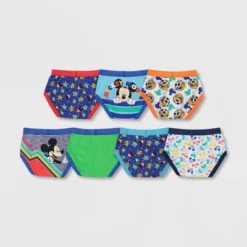 Disney Toddler Boys' 7 Pack Underwear Mickey Mouse By Handcraft 2T-3T