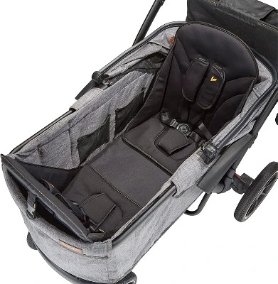Larktale Sprout Single-to-Double Stroller/Wagon - Expandable And Foldable Stroller Wagon With Canopy, Storage, And Accessories - Nightcliff Stone 5 Larktale Sprout Single-to-Double Stroller/Wagon - Expandable And Foldable Stroller Wagon With Canopy, Storage, And Accessories - Nightcliff Stone - Image 3