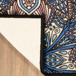 Floral Bohemian Non-Slip Washable Indoor/ Outdoor Area Rug By Blue Nile Mills -Baby Trend Store GUEST 9eac6b90 f620 484c b841 00110889fc26