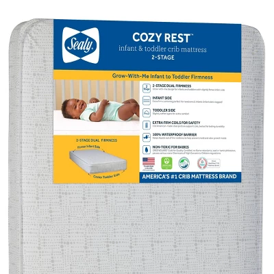 Sealy Cozy Rest 2-Stage Extra Firm Crib And Toddler Mattress 10 Sealy Cozy Rest 2-Stage Extra Firm Crib And Toddler Mattress - Image 8