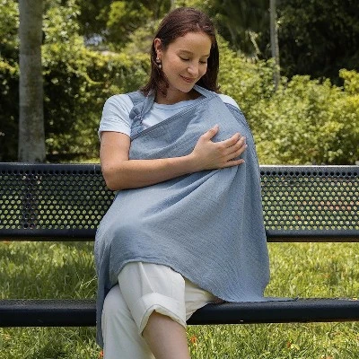 Muslin Nursing Cover For Baby Breastfeeding, Soft & Breathable Breastfeeding Cover By Comfy Cubs 3 Muslin Nursing Cover For Baby Breastfeeding, Soft & Breathable Breastfeeding Cover By Comfy Cubs