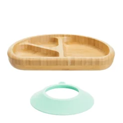 Munchkin Bamboo Divided Suction Dining Plate -Baby Trend Store GUEST ab3efe1e 687e 4831 8ae9 bfcb15db24a3