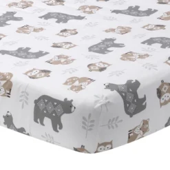 Lambs & Ivy Woodland Forest Animal Nursery 5-Piece Baby Crib Bedding Set - Gray -Baby Trend Store GUEST b2e09e4c eda3 40e3 a49a ece406b211fc