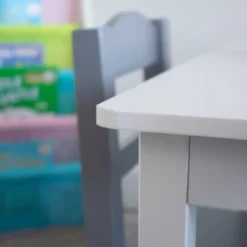 5pc Kids' Wood Table And Chair Set White/Gray - Humble Crew 10 5pc Kids' Wood Table And Chair Set White/Gray - Humble Crew -Baby Trend Store GUEST b36ac15b 5437 46a2 9fd6 c1068f177f01