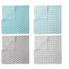 Bacati - Houndstooth/Herringbone Muslin Swaddling Blankets Set Of 4 Aqua/Gray -Baby Trend Store GUEST b53f0606 b926 4877 8175 583c54386434