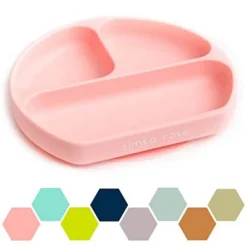Simka Rose Silicone Suction Plate For Baby And Toddler -Baby Trend Store GUEST b619d1e4 6d0c 4418 9008 47e700dd6ce9