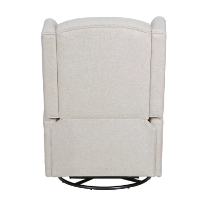 Second Story Home Hemingway Swivel Recliner Chair - Canvas 3 Second Story Home Hemingway Swivel Recliner Chair - Canvas