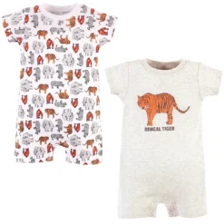 Touched By Nature Unisex Baby Organic Cotton Rompers, Endangered Tiger -Baby Trend Store GUEST b778ceaf 3d1e 4716 bbca 2f670b815c11