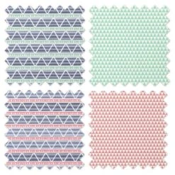Bacati - Emma Aztec Print Coral/Mint/Navy Triangles Muslin Swaddling Blankets Set Of 4 -Baby Trend Store GUEST bf0f8317 468a 4c29 a70f e767ee809c84