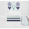 Bacati - Noah Muslin Mint Navy 4 Pc Crib Bedding Set With Sleeping Bag -Baby Trend Store GUEST bf681a1b 9803 4964 a465 53632249223d