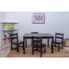 Rectangle Table With 4 Chairs Espresso - Gift Mark -Baby Trend Store GUEST c29a9542 96c3 4944 8db2 dc5d59c00bdd
