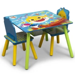 Delta Children Baby Shark Kids' Table And Chair Set With Storage (2 Chairs Included) - Greenguard Gold Certified - 3ct -Baby Trend Store GUEST c54fa654 f4a9 4114 9c95 569510fc4d76