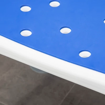 HOMCOM EVA Padded Shower Chair With Arms And Back, Bath Seat With Adjustable Height, Anti-slip Shower Bench For Seniors, Disabled, Tool-Free Assembly 7 HOMCOM EVA Padded Shower Chair With Arms And Back, Bath Seat With Adjustable Height, Anti-slip Shower Bench For Seniors, Disabled, Tool-Free Assembly - Image 5