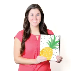 Big Dot Of Happiness Tropical Pineapple - Nursery Wall Art, Kids Room Decor And Summer Home Decorations Ideas - 7.5 X 10 Inches - Set Of 3 Prints -Baby Trend Store GUEST c9264b5b 97ff 4874 9d10 45ba91a79bfa