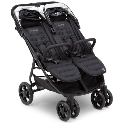 Jeep Destination Ultralight Side X Side Double Stroller By Delta Children - Midnight Black 6 Jeep Destination Ultralight Side X Side Double Stroller By Delta Children - Midnight Black - Image 4