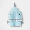 Baby Boys' Critter Shark Hooded Towel - Cloud Island™ Blue