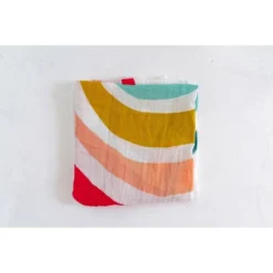 Clementine Kids Rainbow Print Swaddle Wrap 7 Clementine Kids Rainbow Print Swaddle Wrap -Baby Trend Store GUEST cf817062 40da 4225 afd3 b48c2fab775c