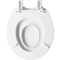 Mayfair By Bemis NextStep2 Never Loosens Round Enameled Wood Children's Potty Training Toilet Seat With Easy Clean And Slow Close Hinge - White -Baby Trend Store GUEST d15a1ab3 4d1e 41d6 9c0d 62287829fffb
