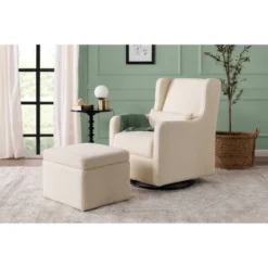Carter's By DaVinci Adrian Swivel Glider With Storage Ottoman -Baby Trend Store GUEST d795fae3 a3b8 4c7e badf fa57c7b774db