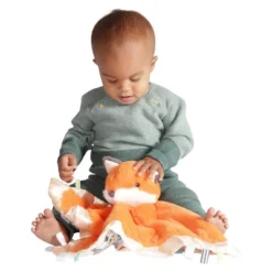 Manhattan Toy Fairytale Snuggle Fox Blankie Ultra-soft Soothing Baby Lovey, 19" X 19" -Baby Trend Store GUEST db673b2e 0ab2 462f 966a 4a8c6c70a2c2