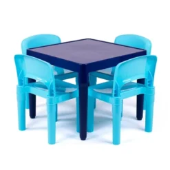 5pc Kids' Lightweight Plastic Table And Chair Set - Humble Crew -Baby Trend Store GUEST dbae6a8a ba28 4e2a b76d 0155bc54217a