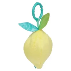 Manhattan Toy Mini-Apple Farm Lemon Baby Travel Toy With Rattle, Squeaker, Crinkle Fabric & Teether Clip-on Attachment -Baby Trend Store GUEST dd1e9b7d 1525 4a11 9d5e 8749f6568b0f