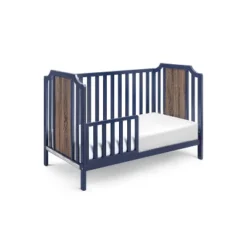 Suite Bebe Brees 3-in-1 Convertible Island Crib - Midnight Blue/Brownstone -Baby Trend Store GUEST df5816b7 a366 4e20 87c7 9d9f665bc41b