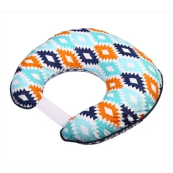 Bacati - 3 Pc Liam Aztec Print Aqua Orange Navy Hugster Feeding & Infant Support Nursing Pillow -Baby Trend Store GUEST dfd94406 c60f 4537 97bd 8ff613d0d73f
