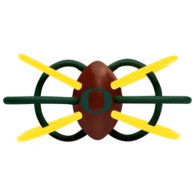 NCAA Oregon Ducks Winkel Teether/Rattle 3 NCAA Oregon Ducks Winkel Teether/Rattle