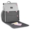 Eddie Bauer Cascade Backpack DIaper Bag - Gray/Pink -Baby Trend Store GUEST e1d5db99 8ee1 4d18 94ac ae27cdeed554