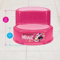 Disney Minnie Mouse 2-Tier Step Stool -Baby Trend Store GUEST e62a9a6a 53df 4c57 b222 90d61a55fd63