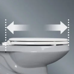 Mayfair By Bemis NextStep2 Never Loosens Round Enameled Wood Children's Potty Training Toilet Seat With Easy Clean And Slow Close Hinge - White -Baby Trend Store GUEST ecb2ee0e 3c59 4d6d 9be2 535655009278