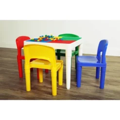 5pc 2 In 1 Square Plastic Activity Table And Chair Set - Humble Crew -Baby Trend Store GUEST f6daf88b 641d 41f1 afde a675176079e2