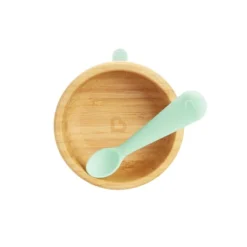 Munchkin Bamboo Suction Dining Bowl With Silicone Spoon -Baby Trend Store GUEST f84591c7 d18e 4267 aa99 e8a1997d2449