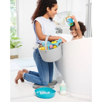 Skip Hop Moby Fun-Filled Baby Bath Toy & Bucket Gift Set - 2pc 4 Skip Hop Moby Fun-Filled Baby Bath Toy & Bucket Gift Set - 2pc - Image 2